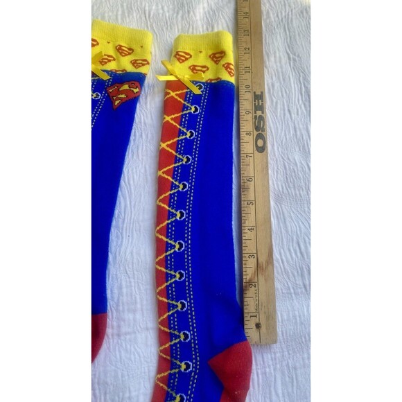 Women’s Supergirl Tall Knee High DC Marvel Super Hero -Halloween Fun Sz 7+ - Picture 4 of 7
